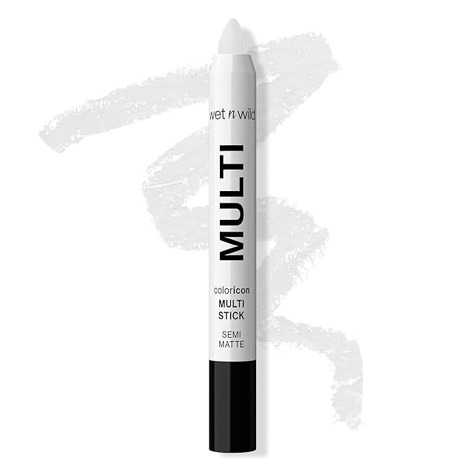 wet n wild Color Icon Cream Eyeliner Eyeshadow Multi-Stick, Moisturizing, Nourishing Velvety Cream-to-Powder Buildable & Blendable Formula, Cruelty-Free & Vegan - White Pearl thumbnail