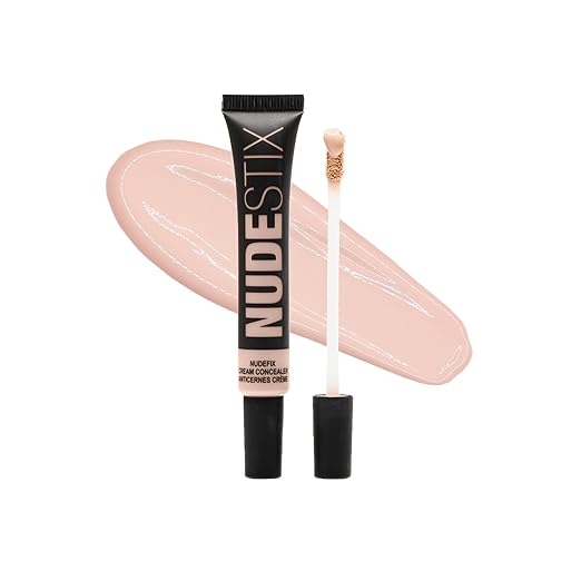 Nudestix NudeFix Cream Concealer, Lightweight Liquid, Natural Finish Makeup, Hydrating, Brightening, Under Eye Dark Circle Corrector, Reduces Redness and Blemishes thumbnail