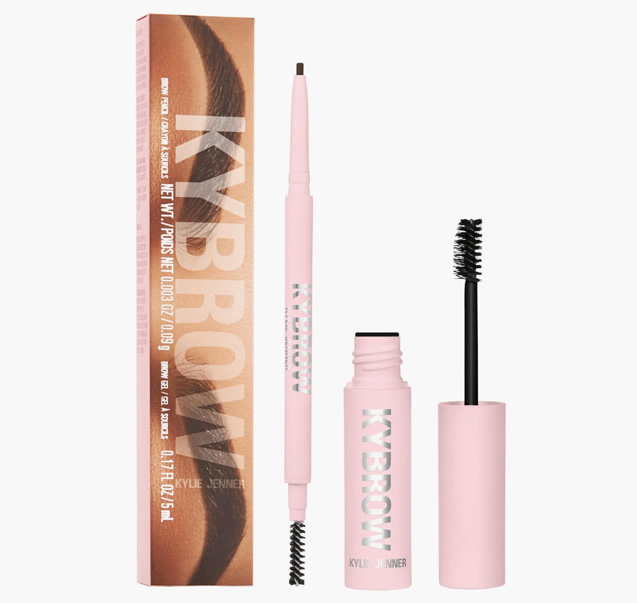 Kylie Cosmetics Kybrow Brow Gel & Pencil Kit in Medium Brown  thumbnail